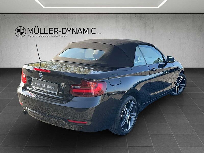 BMW 218 i CABRIO SPORT LINE XENON KLIMAAUTO PDC TEMPO